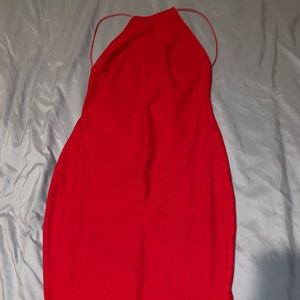 BOOHOO Red midi dress US Size 0